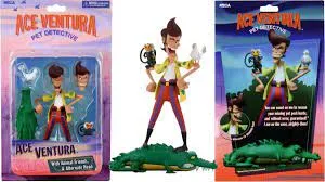 Ace Ventura Pet Detective with animal friends & alternate head