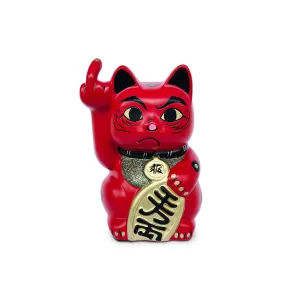 Angry Cat 15cm, Red