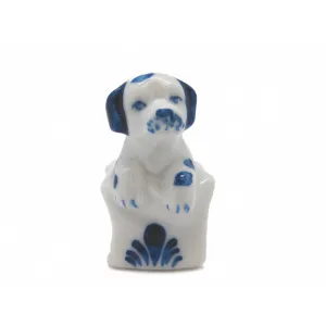 Animals Miniatures Dog In Sack Delft