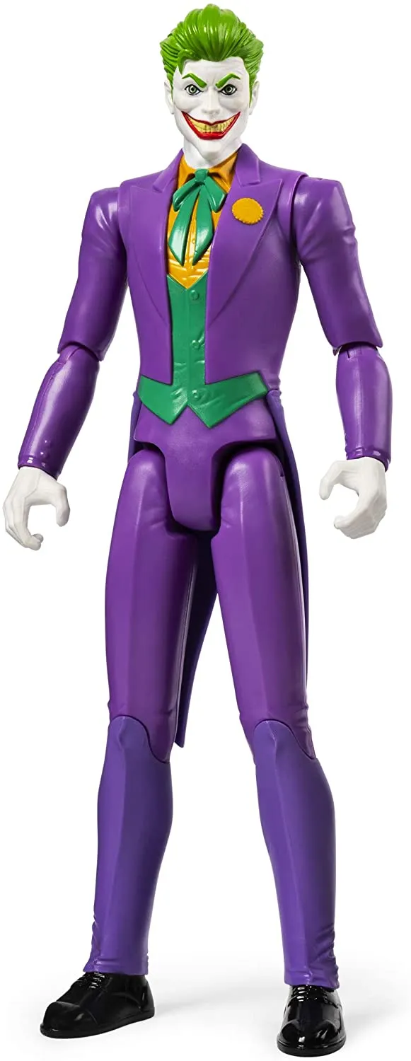 BATMAN, 12-Inch THE JOKER Action Figure Toy, Kids Toys for Boys Aged 3 and up