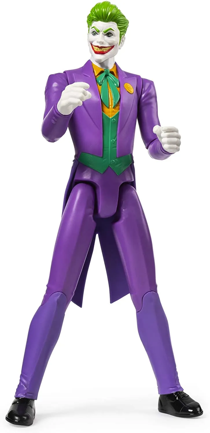 BATMAN, 12-Inch THE JOKER Action Figure Toy, Kids Toys for Boys Aged 3 and up
