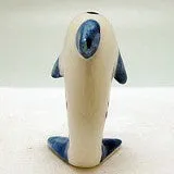 Ceramic Miniatures Animals Delft Blue Dolphin