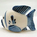 Ceramic Miniatures Animals Delft Blue Fish