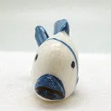 Ceramic Miniatures Animals Delft Blue Fish