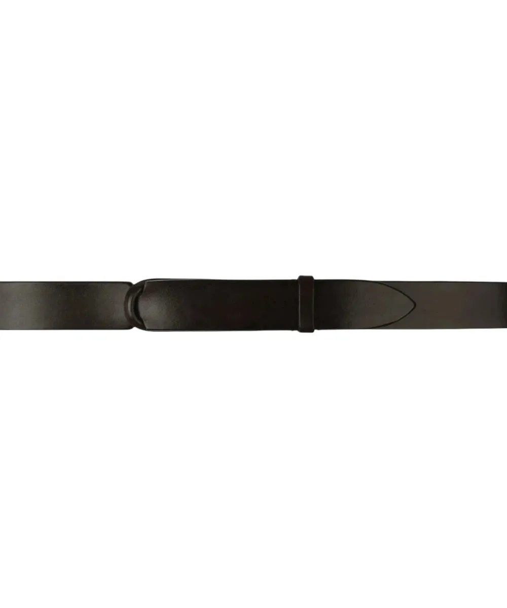 Cintura Nobuckle Bull in Cuoio