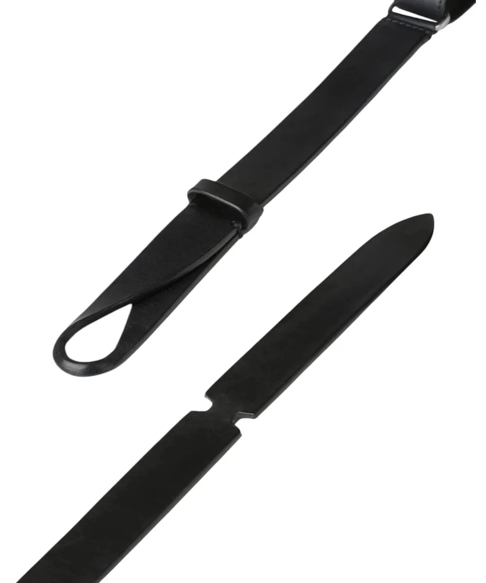 Cintura Nobuckle Bull in Cuoio