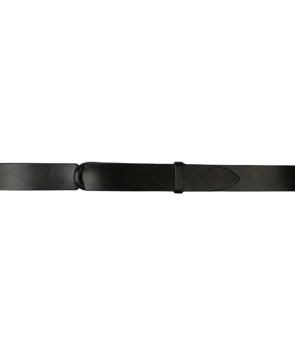 Cintura Nobuckle Bull in Cuoio