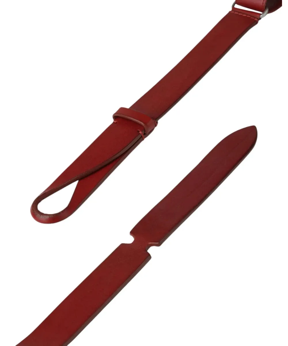 Cintura Nobuckle Bull in Cuoio