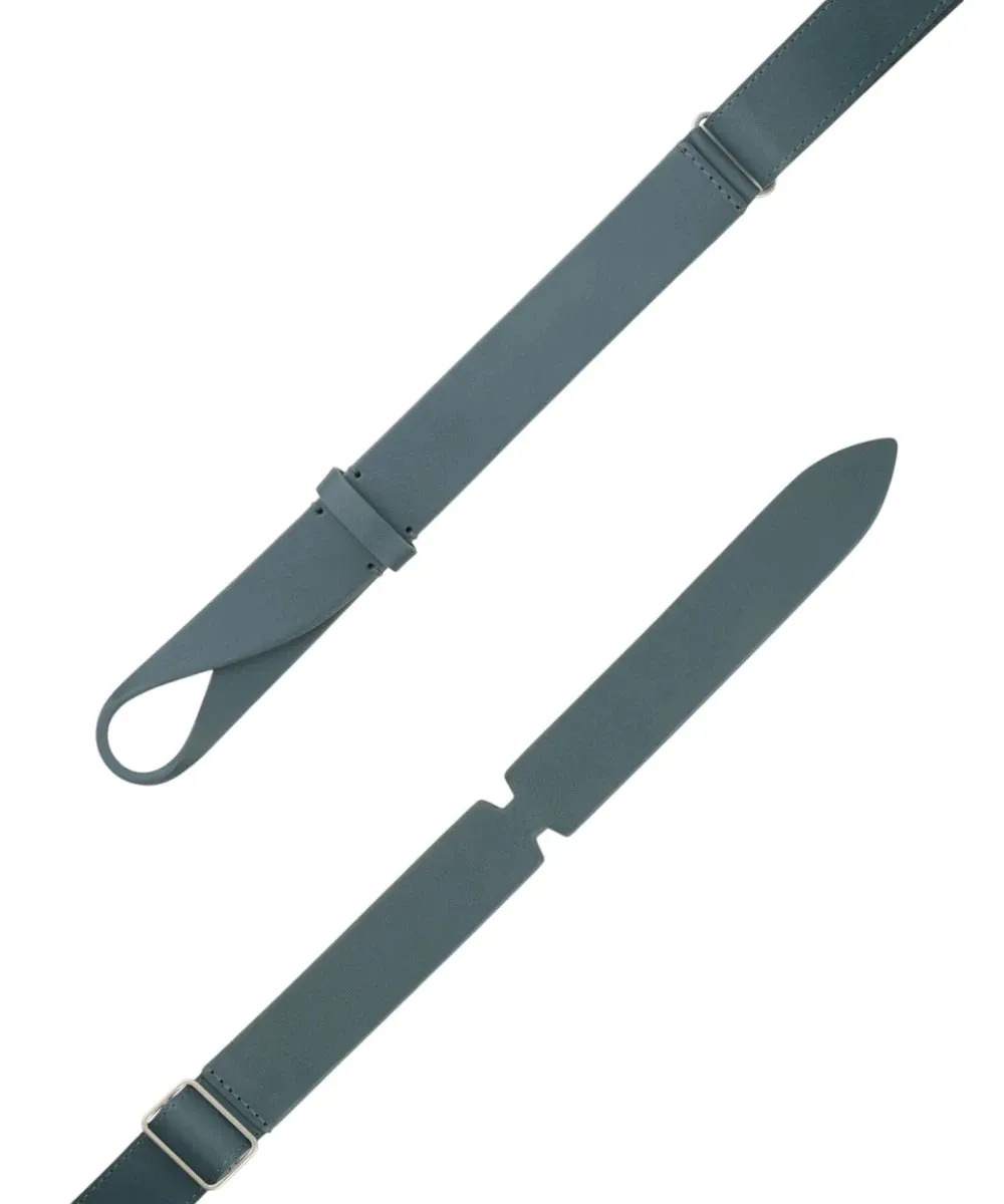 Cintura Nobuckle Bull in Cuoio