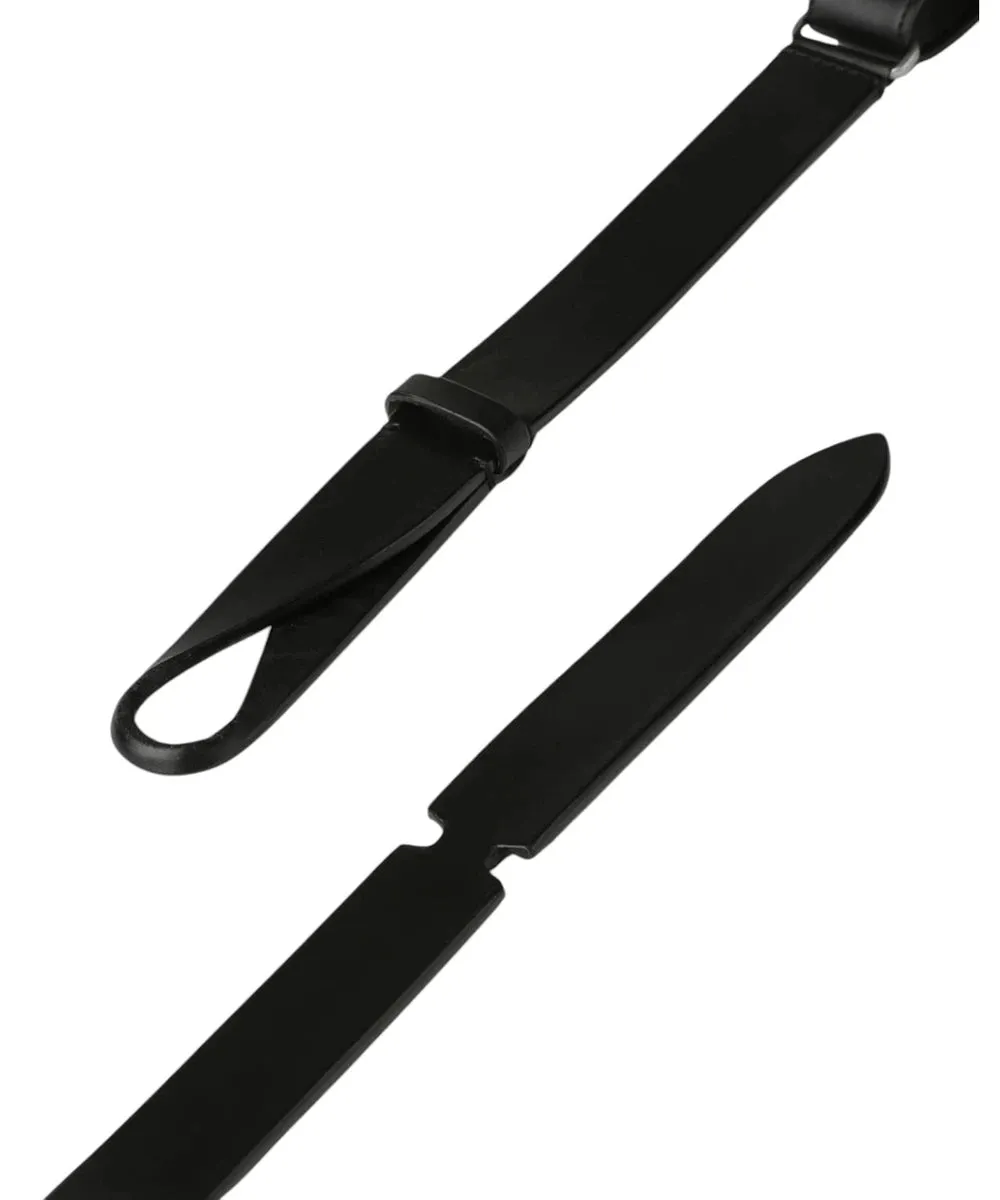 Cintura Nobuckle Bull in Cuoio