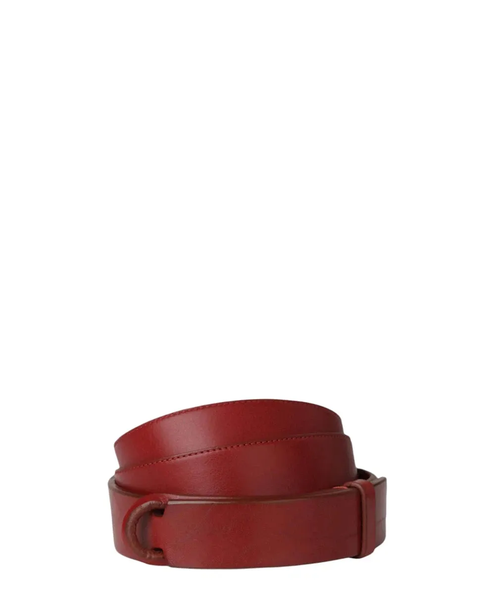 Cintura Nobuckle Bull in Cuoio