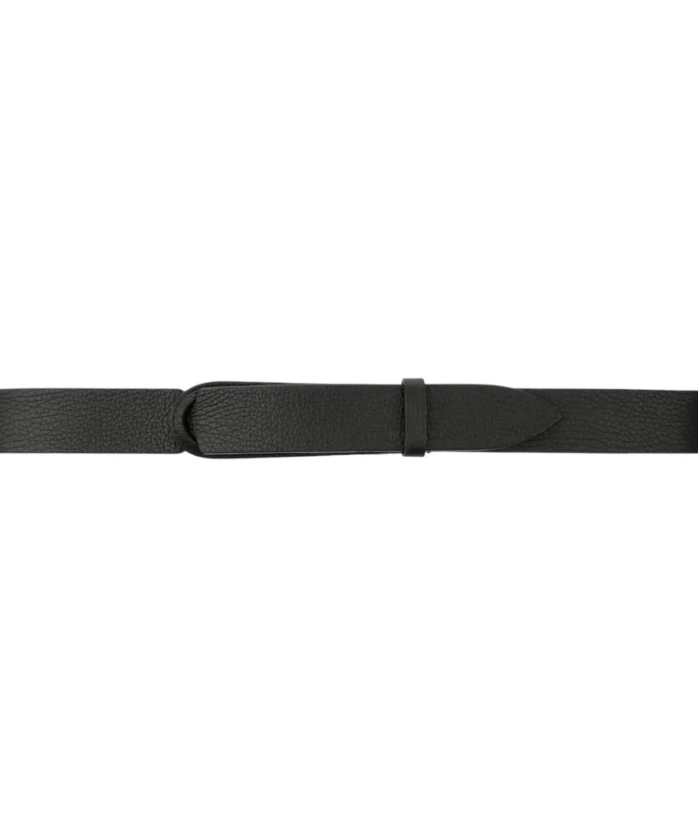 Cintura Nobuckle Micron in Pelle