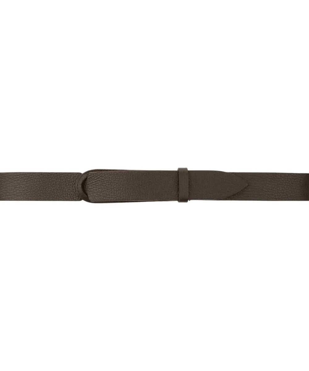 Cintura Nobuckle Micron in Pelle