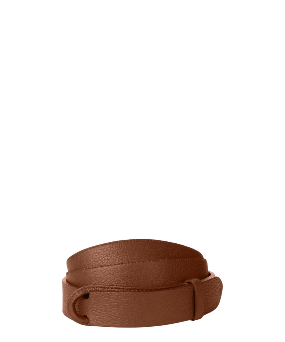 Cintura Nobuckle Micron in Pelle