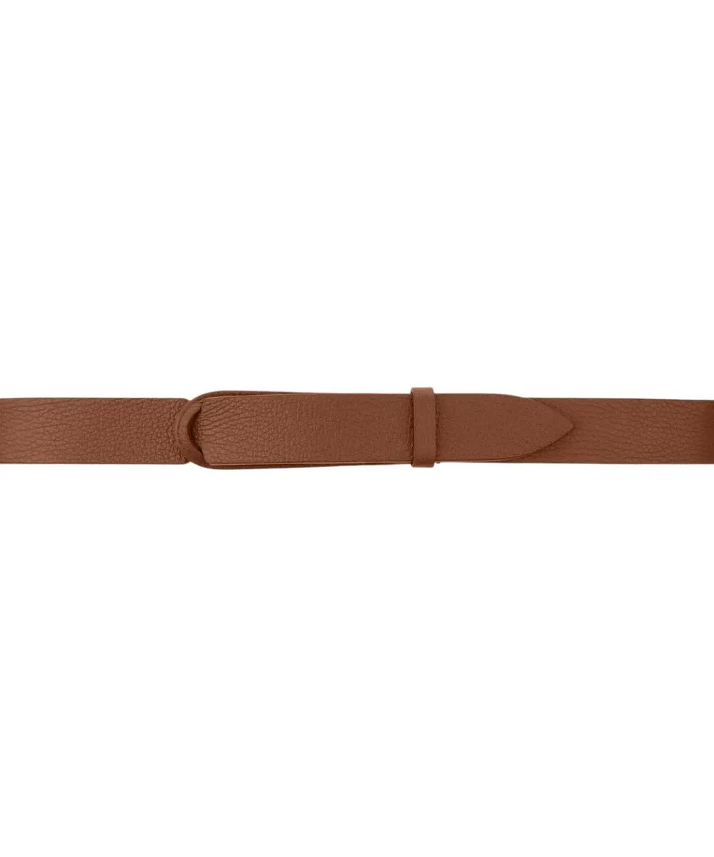 Cintura Nobuckle Micron in Pelle
