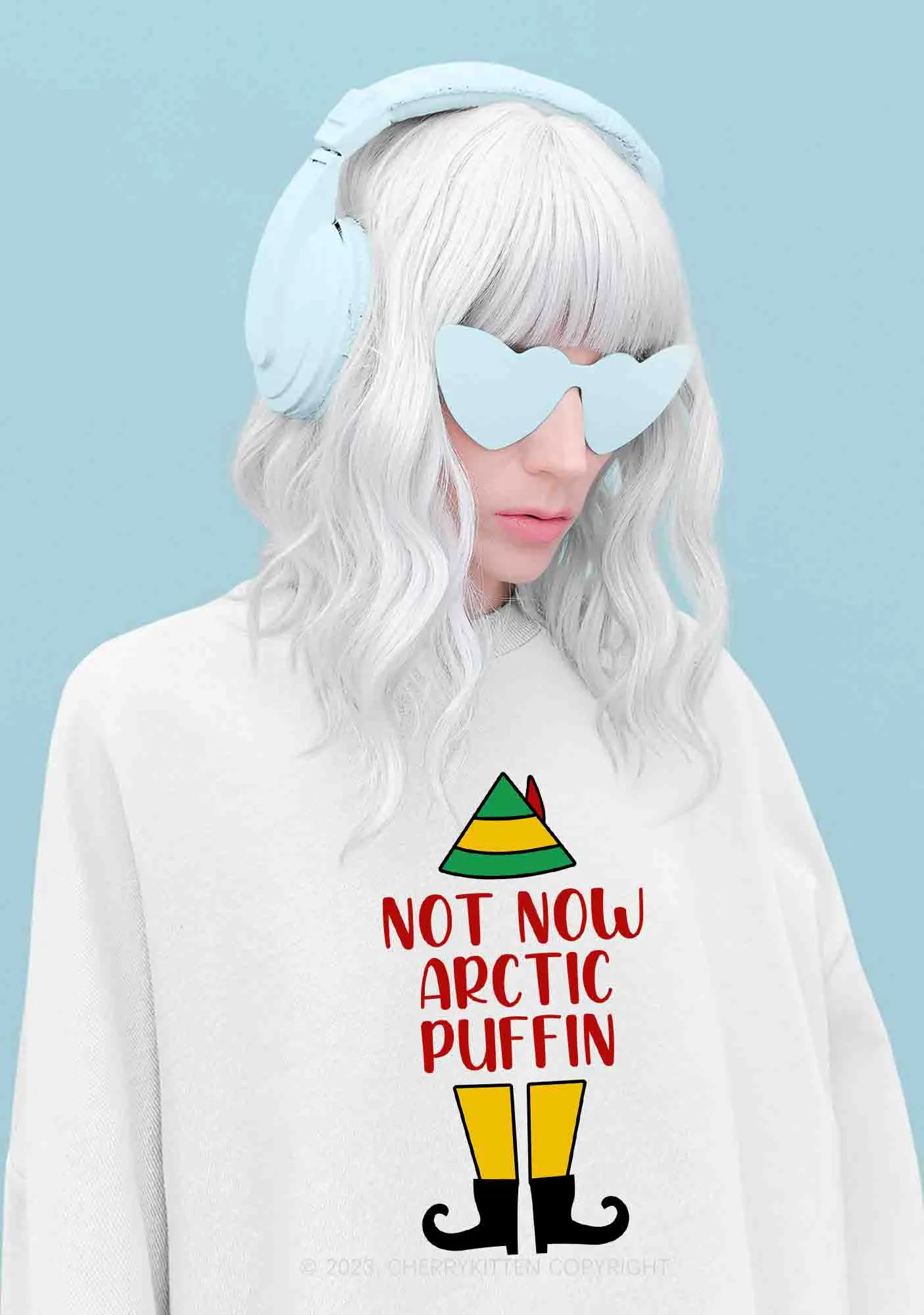 Elf Movie 10 Quotes Christmas Y2K Sweatshirt Cherrykitten