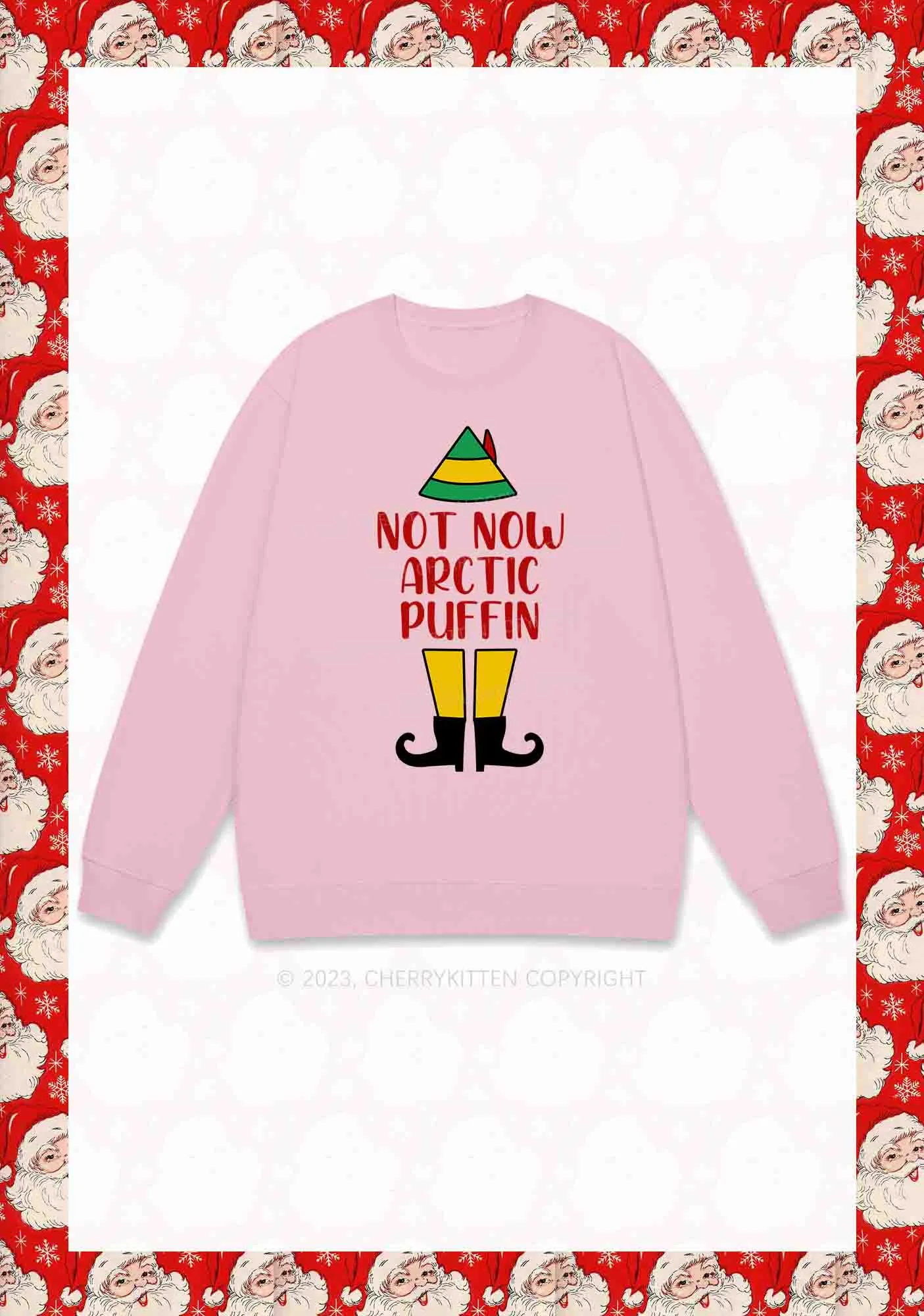Elf Movie 10 Quotes Christmas Y2K Sweatshirt Cherrykitten