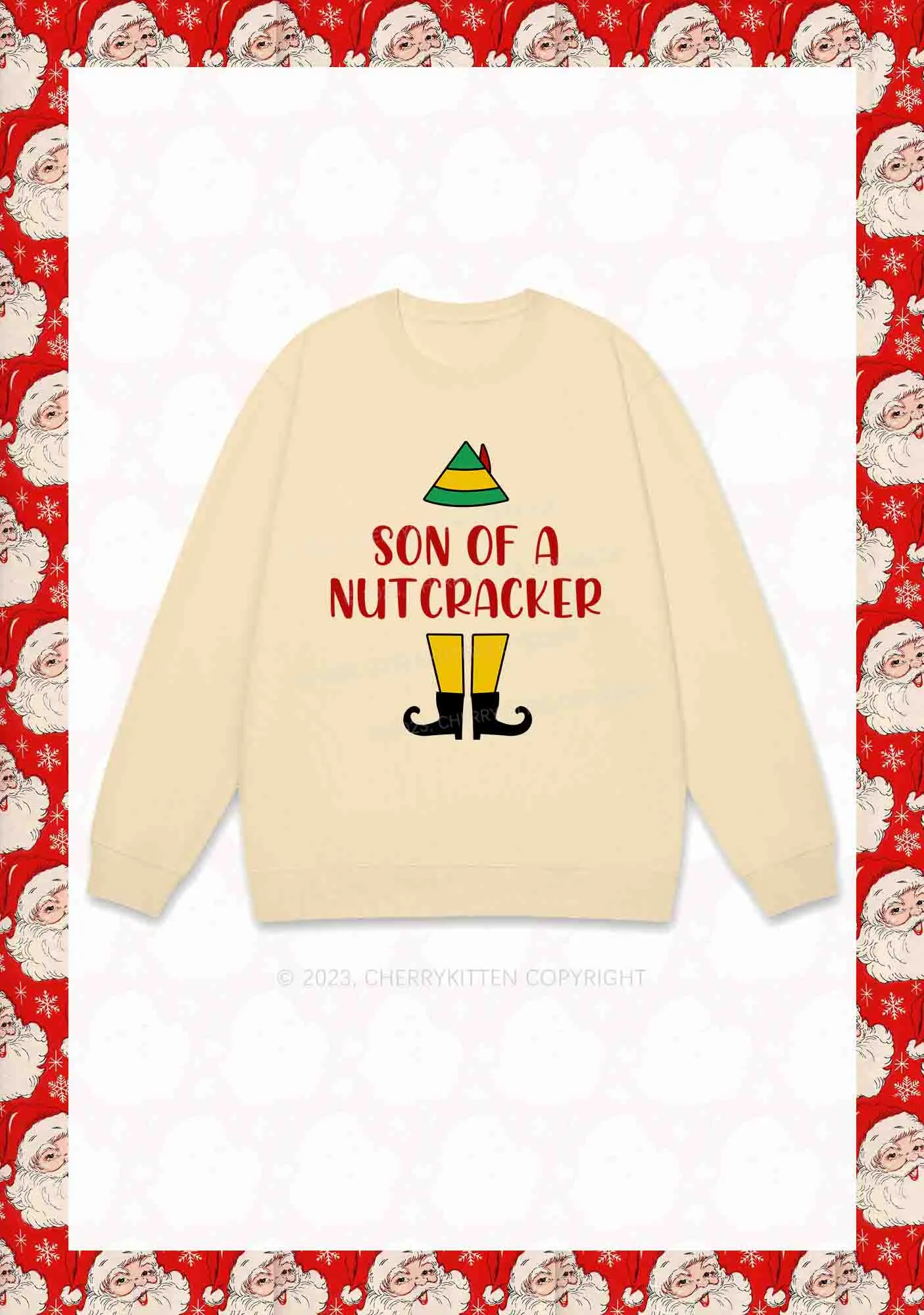 Elf Movie 10 Quotes Christmas Y2K Sweatshirt Cherrykitten