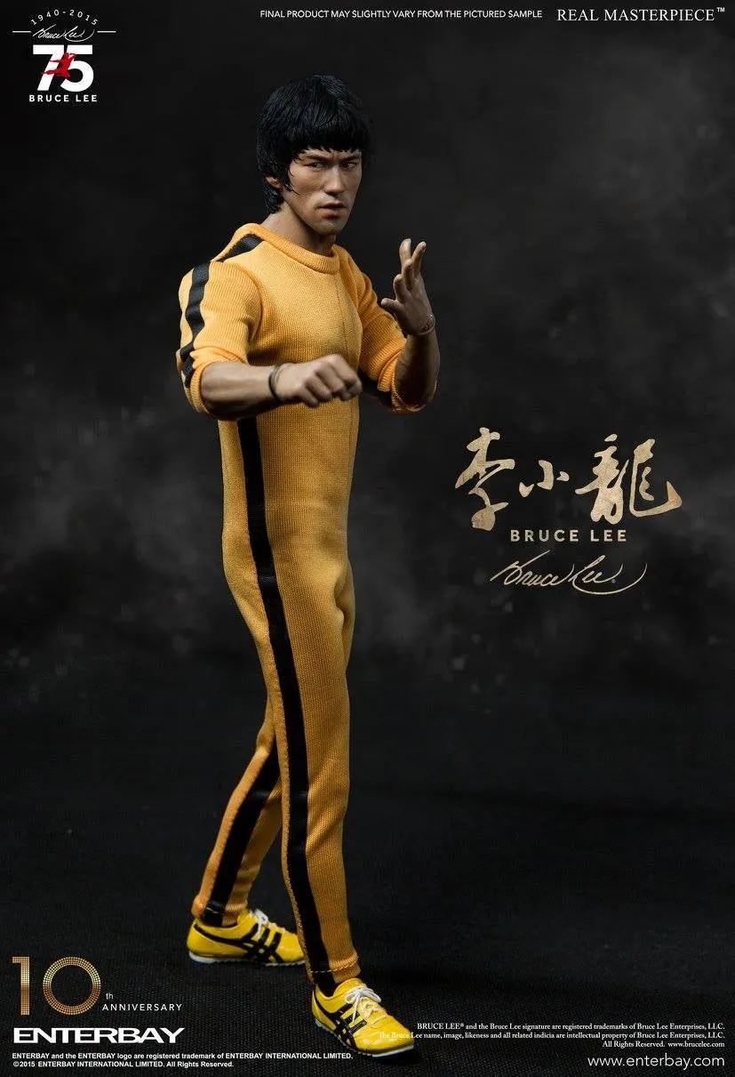 Enterbay -   Real Masterpiece – Bruce Lee 75th Anniversary Action Figure