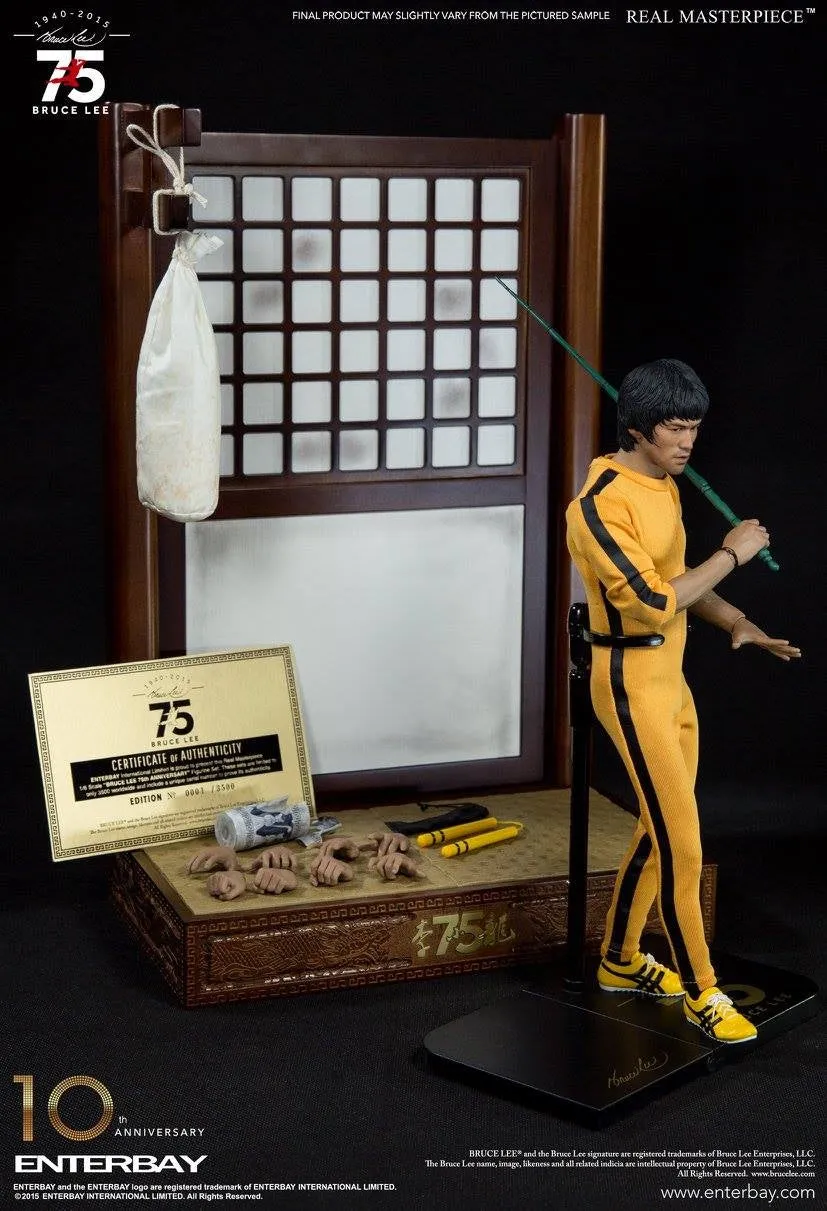 Enterbay -   Real Masterpiece – Bruce Lee 75th Anniversary Action Figure
