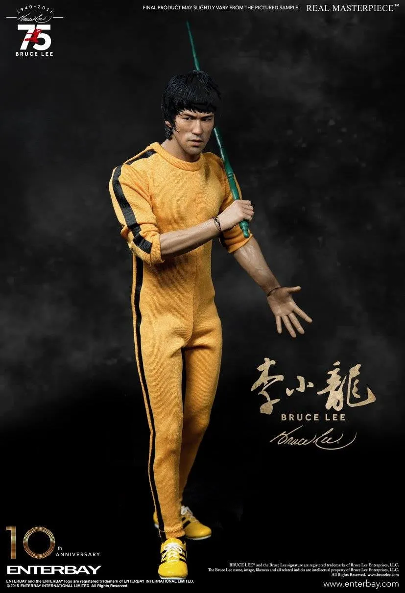 Enterbay -   Real Masterpiece – Bruce Lee 75th Anniversary Action Figure