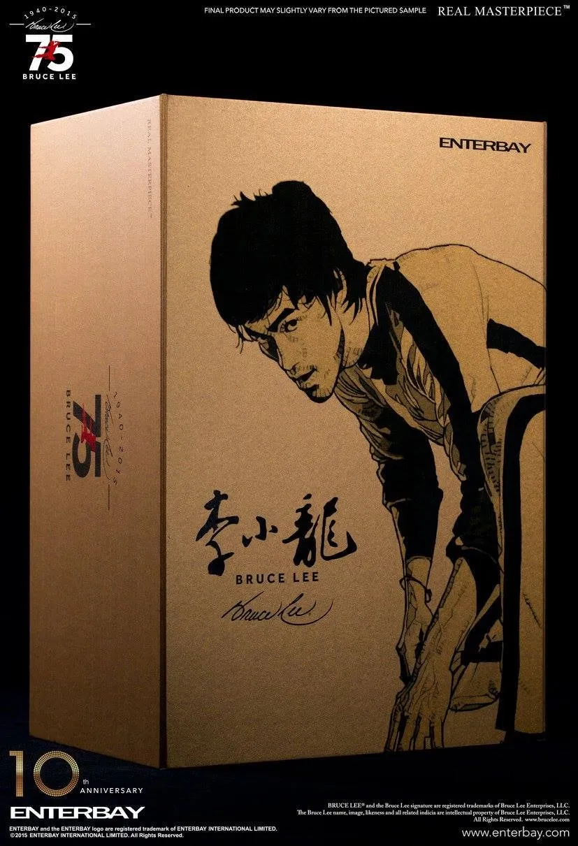 Enterbay -   Real Masterpiece – Bruce Lee 75th Anniversary Action Figure