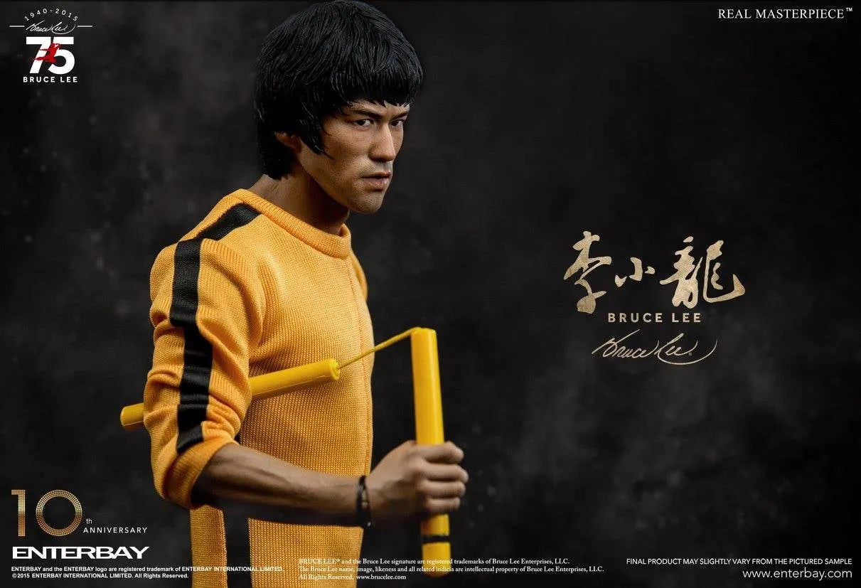 Enterbay -   Real Masterpiece – Bruce Lee 75th Anniversary Action Figure