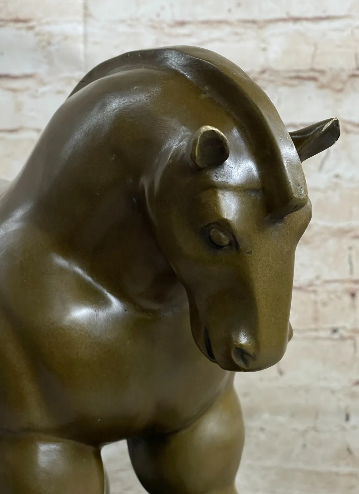 F. BOTERO "Trojan Horse" ART BRONZE SCULPTURE, SIGNED, SEALED FIGURINE FIGURE