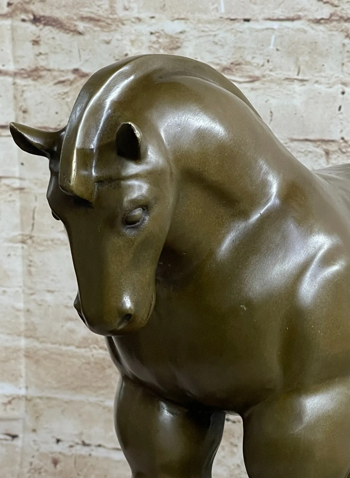 F. BOTERO "Trojan Horse" ART BRONZE SCULPTURE, SIGNED, SEALED FIGURINE FIGURE