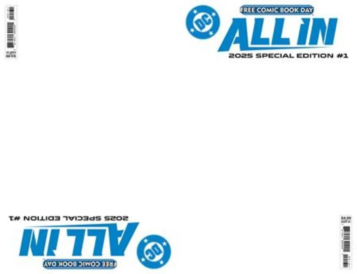Free Comic Book Day 2025 - DC All In Absolute Universe 2025 Free Comic Book Day Special Edition Blank Variant