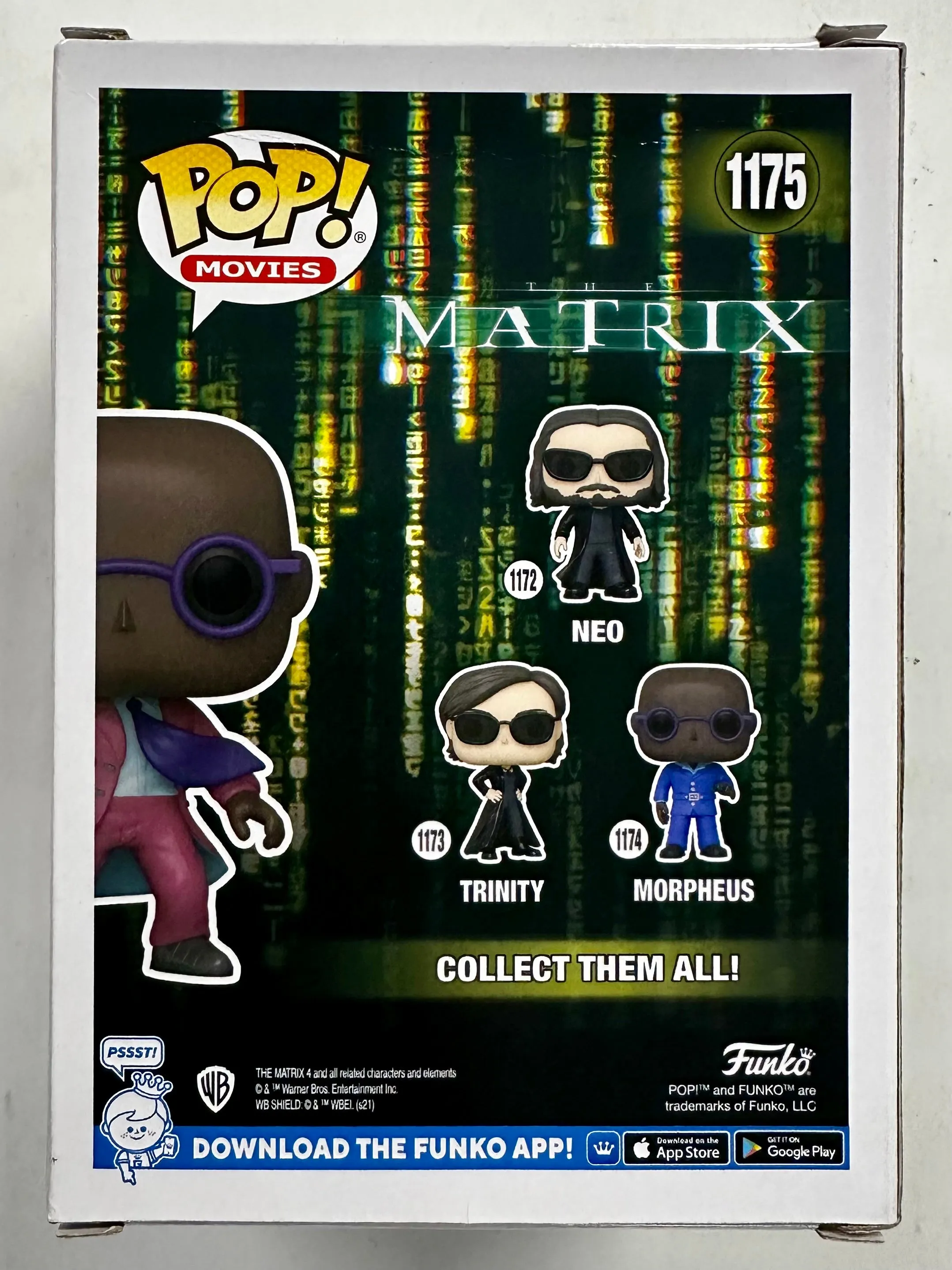 Funko Pop Movies Morpheus #1175 The Matrix Resurrections 2021 Exclusive