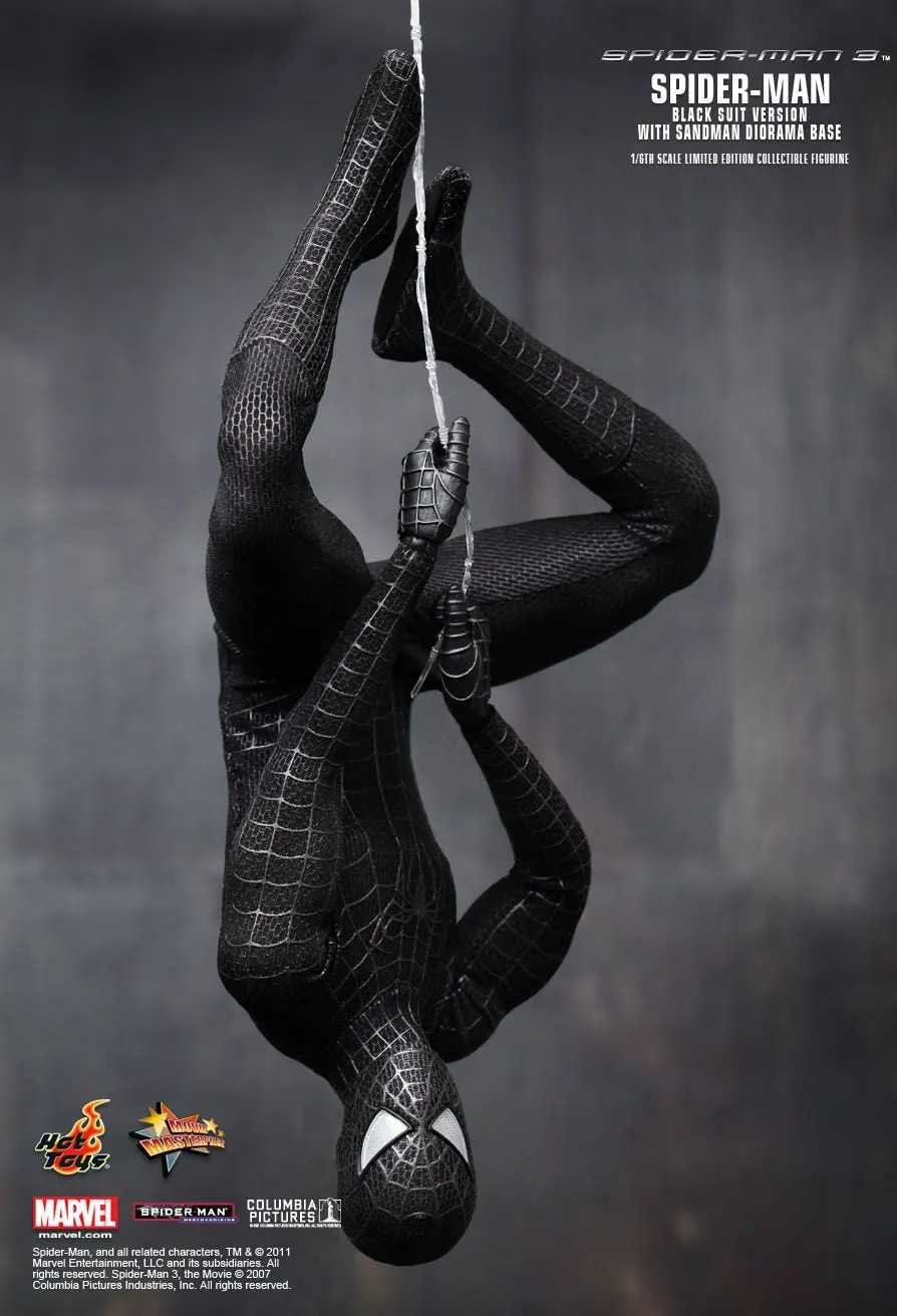 Hot Toys MMS165 - Marvel Comics - Spider-Man 3 - Spider-Man Black Suit Version