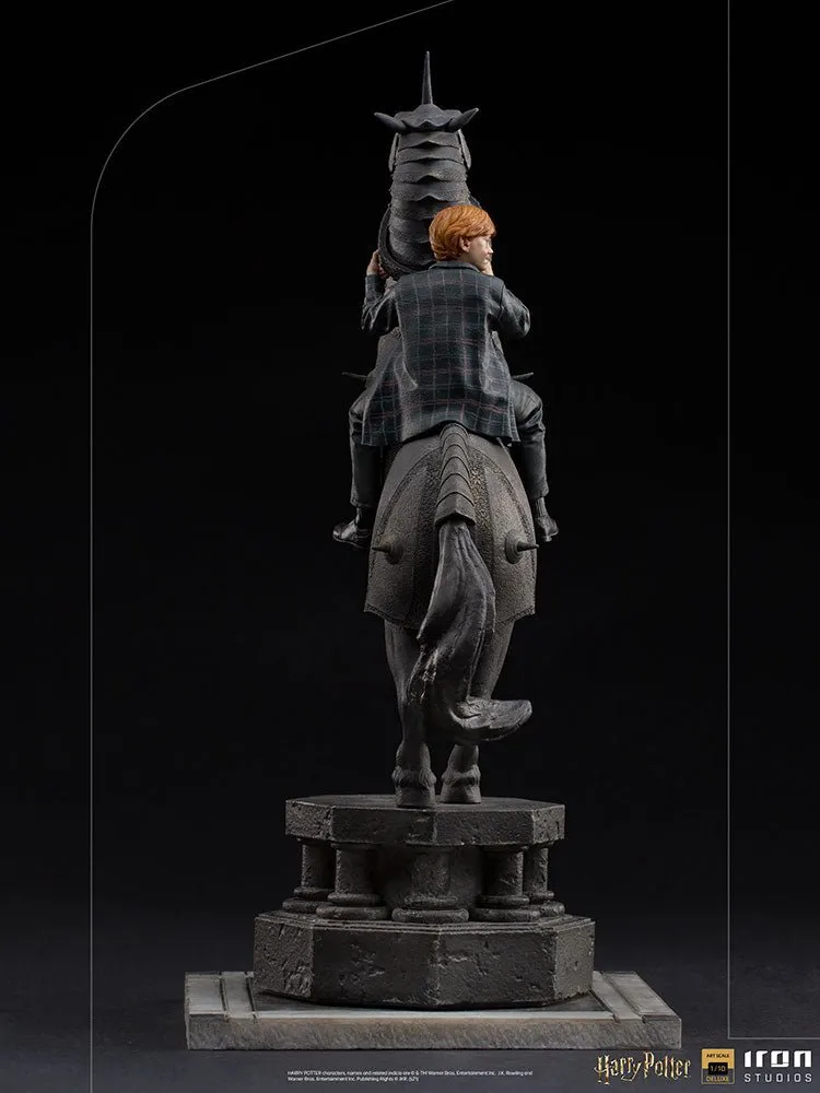 Iron Studios Harry Potter and the Sorcerer's Stone Ron Weasley at the Wizard Chess Deluxe 1:10 Scale Statue