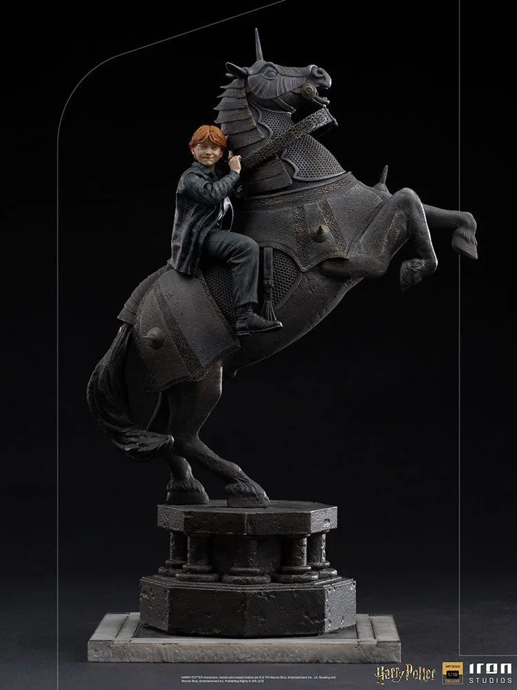 Iron Studios Harry Potter and the Sorcerer's Stone Ron Weasley at the Wizard Chess Deluxe 1:10 Scale Statue