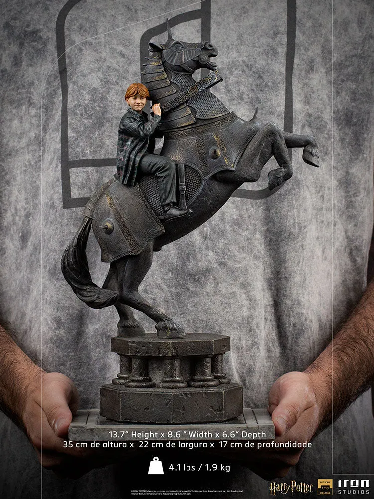 Iron Studios Harry Potter and the Sorcerer's Stone Ron Weasley at the Wizard Chess Deluxe 1:10 Scale Statue