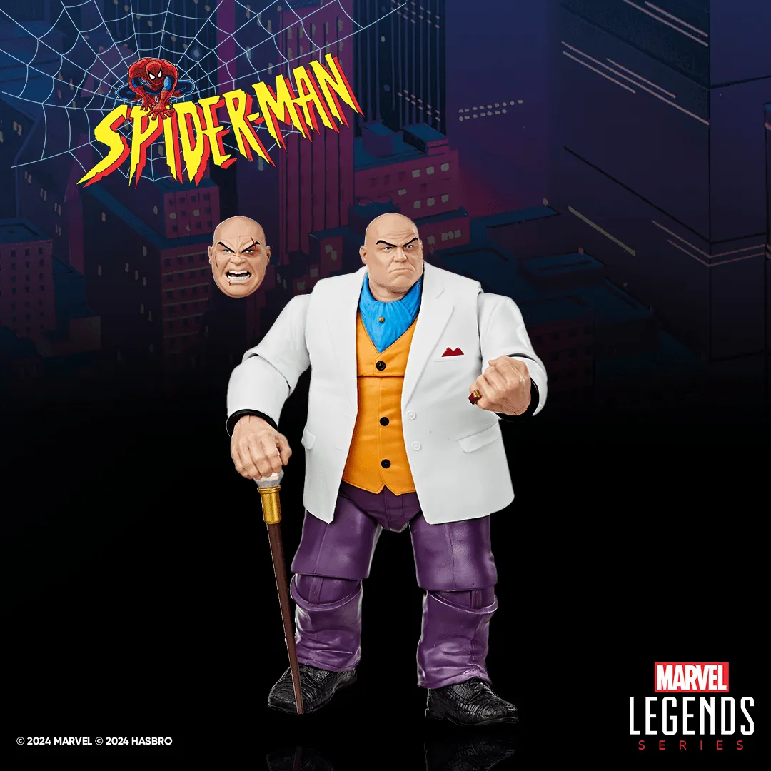 Marvel Legends Series Spider-Man Retro Kingpin Action Figure