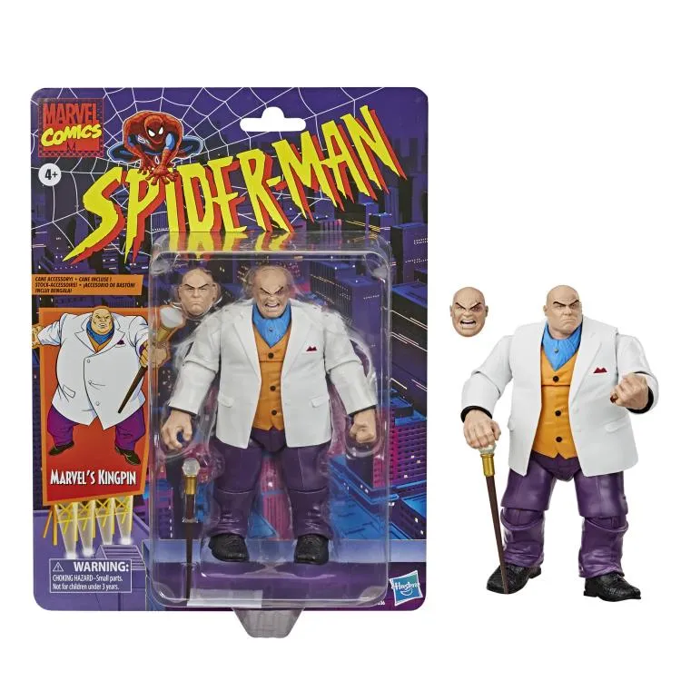 Marvel Legends Series Spider-Man Retro Kingpin Action Figure