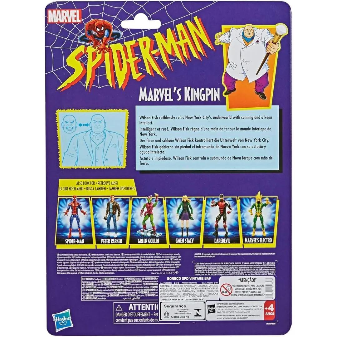 Marvel Legends Series Spider-Man Retro Kingpin Action Figure