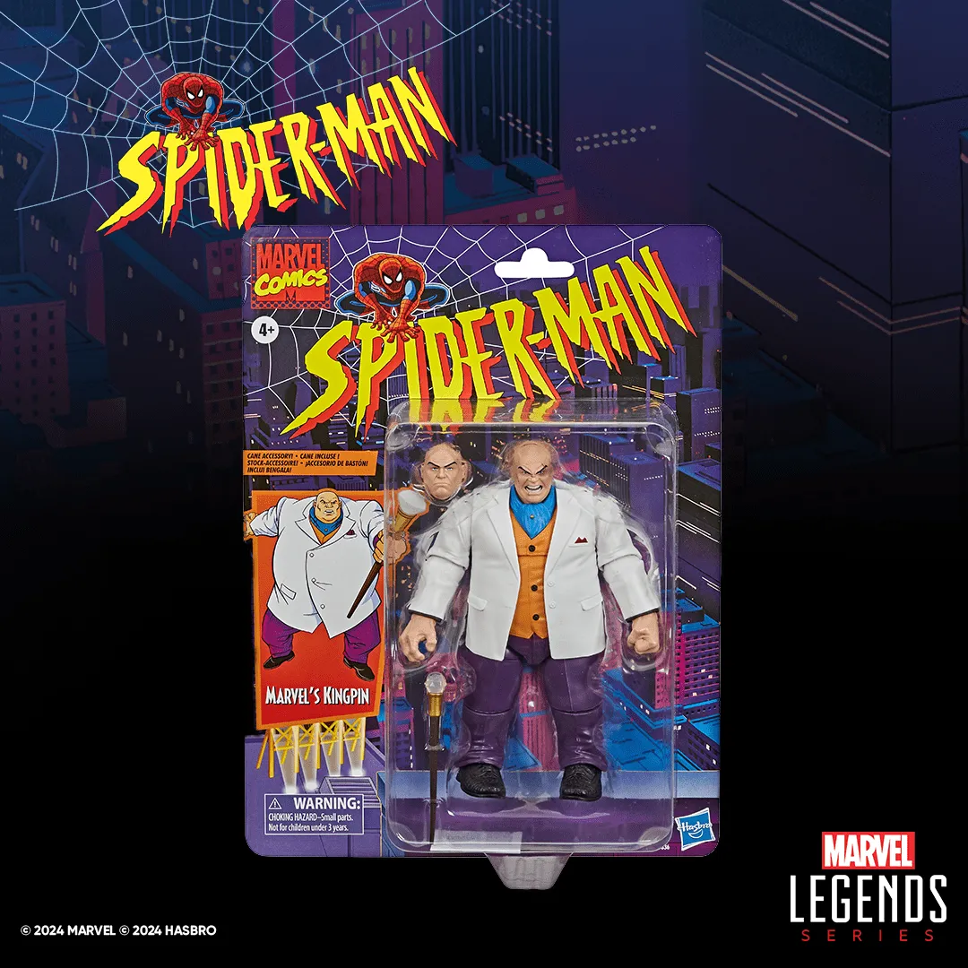 Marvel Legends Series Spider-Man Retro Kingpin Action Figure
