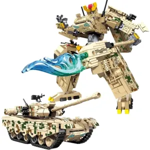 Mecha Transformers Robot Battle Tank Deformation Bricks Toy 1306pcs