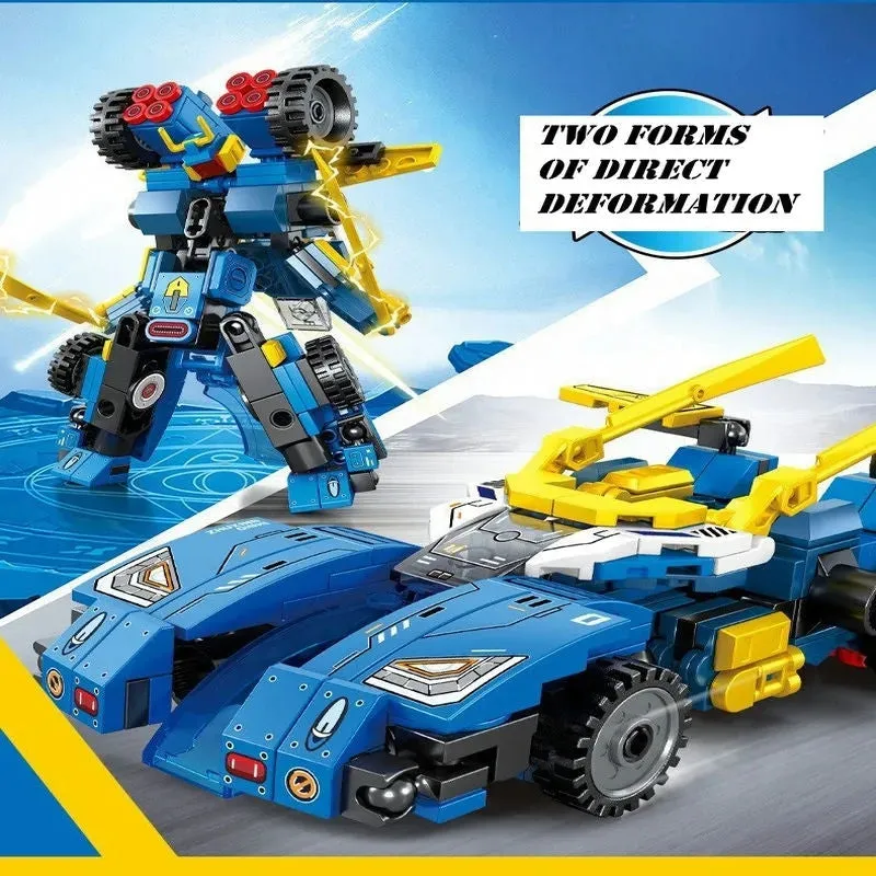 Mechanical Transformation Truck Car Robot Bricks Toy 817pcs