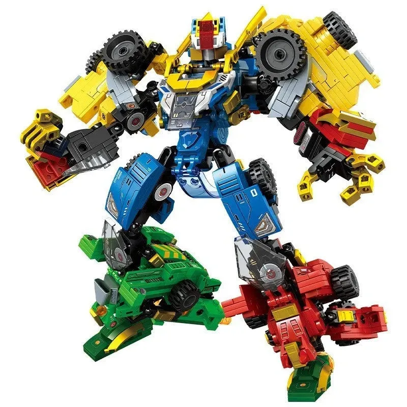 Mechanical Transformation Truck Car Robot Bricks Toy 817pcs