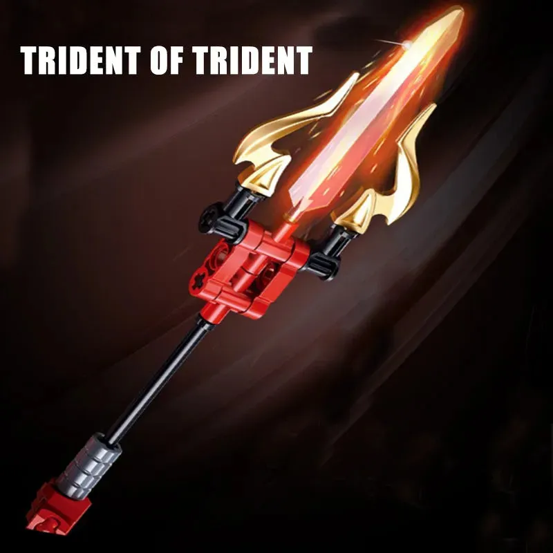 Movie Halberd Athena Transforming Mecha Robot Bricks Toy 511pcs