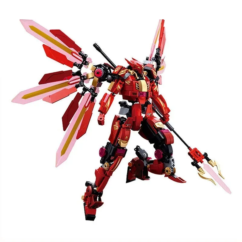 Movie Halberd Athena Transforming Mecha Robot Bricks Toy 511pcs
