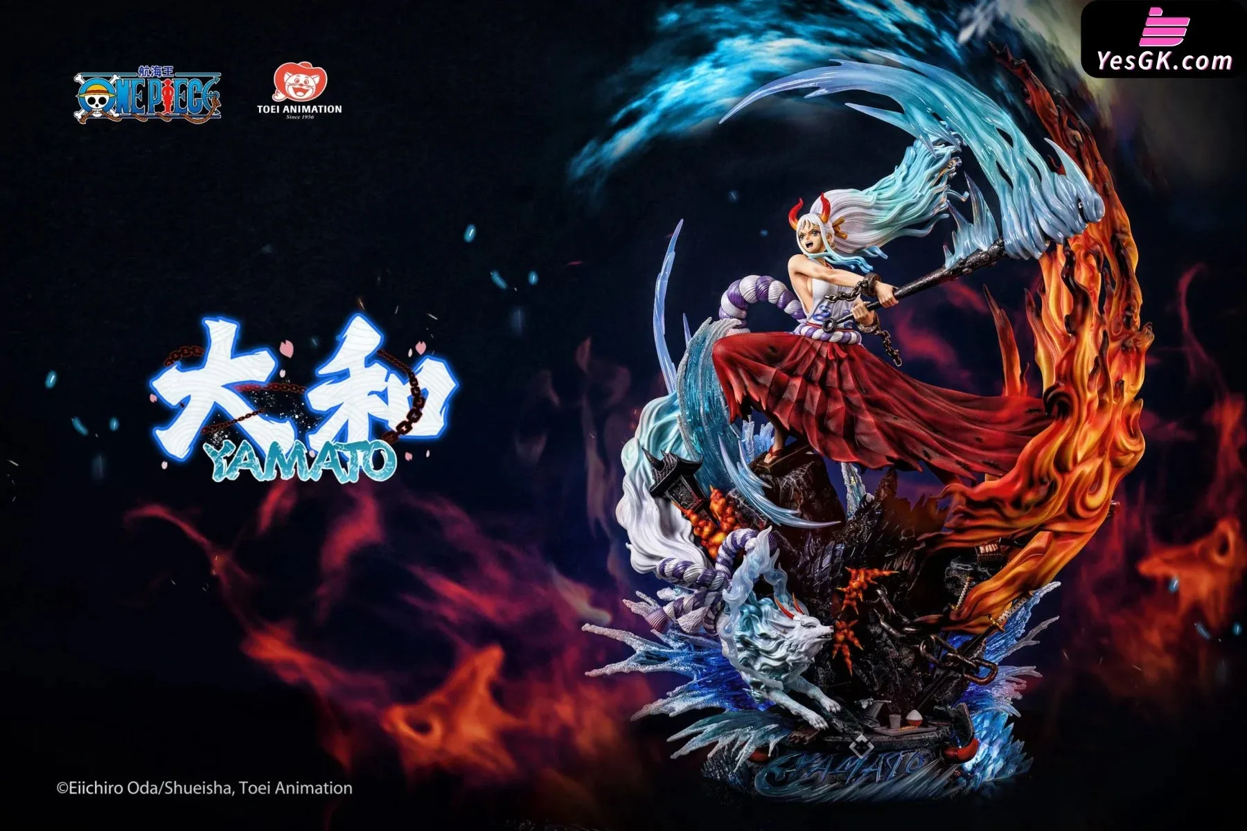 One Piece Collectible Statue Yamato (Licensed) Resin Statue - Toei Animation & Light Year Studio [Pre-Order]