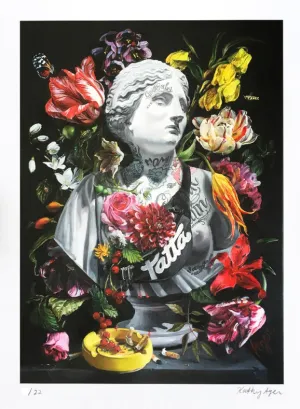 Pitter Patta Goes My Heart Giclee Print by Kathy Ager