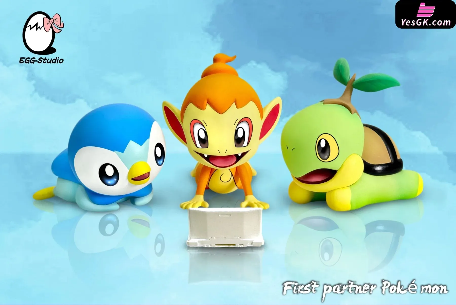 Pokémon First partner Pokémon G4 & G5 & G6 Resin Statue - EGG Studio [Pre-Order Closed]