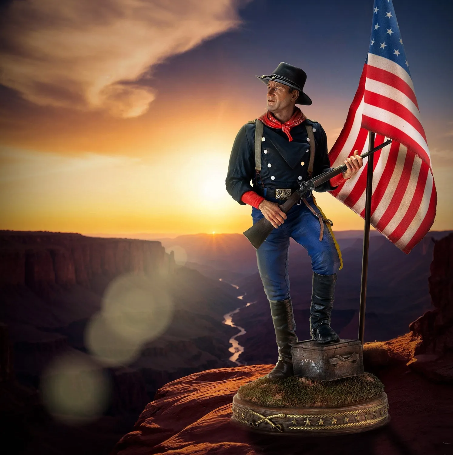 PRE-ORDER: Infinite Statue John Wayne (Civil War 1863) Statue