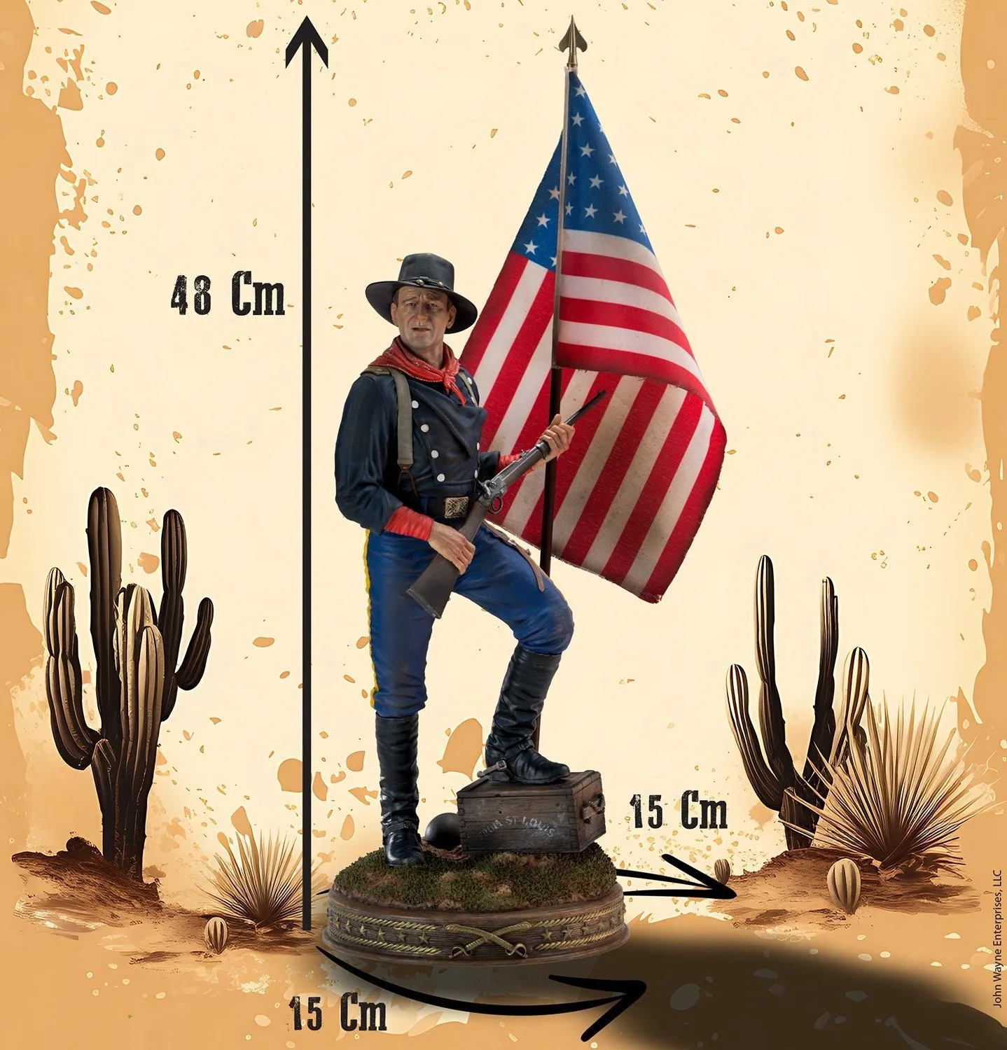 PRE-ORDER: Infinite Statue John Wayne (Civil War 1863) Statue