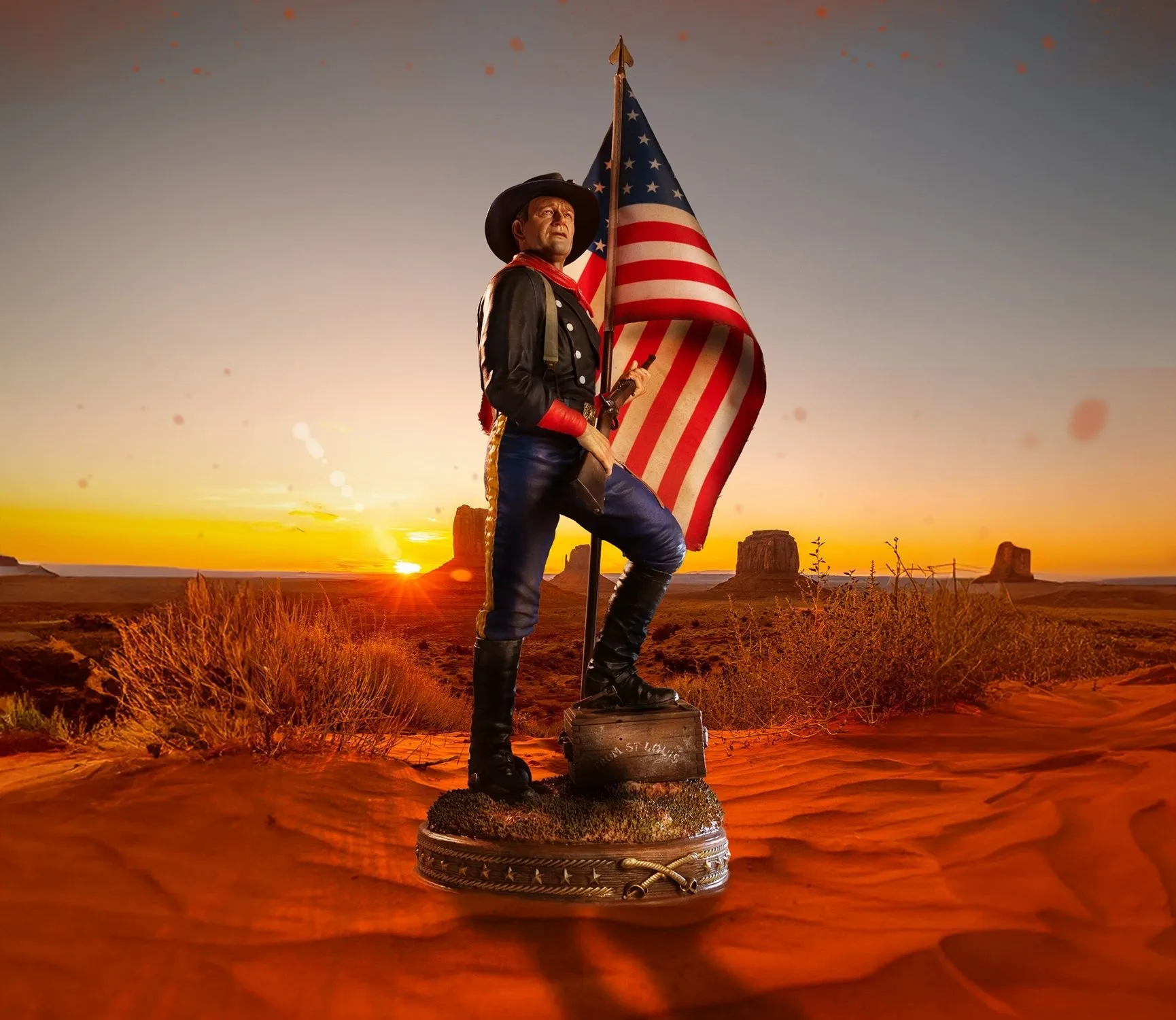 PRE-ORDER: Infinite Statue John Wayne (Civil War 1863) Statue